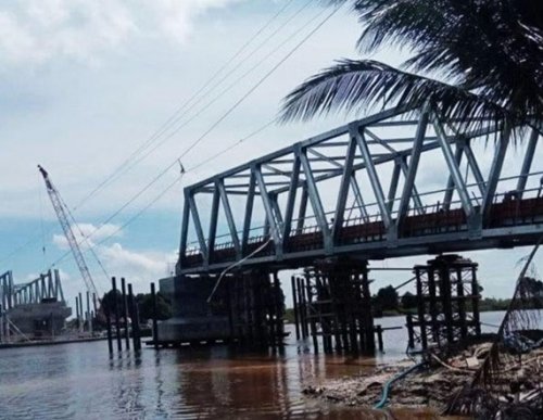 ilustrasi: Proyek Jembatan Air Hitam Pujud.
