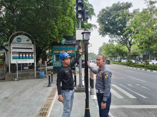 Dishub Pekanbaru kebut perbaikan PJU di jalan protokol (foto/int)