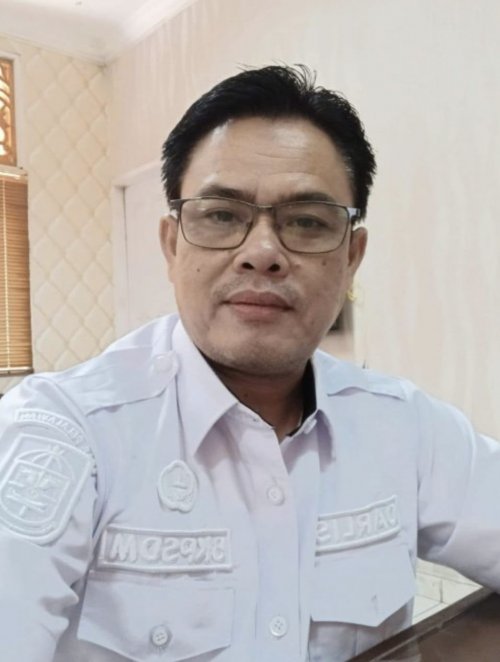 Kepala Badan Kepegawaian dan Pengembangan Sumber Daya Manusia (BKPSDM) Kabupaten Pelalawan, Darlis, SP, M.Si (foto/Andy)