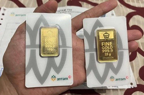 Ilustrasi harga emas Antam Pekanbaru naik hari ini (foto/int)